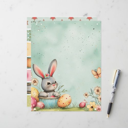 Whimsical Easter Backgrounds Scrapbook Paper