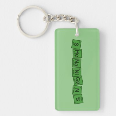 Whimsical Elements of Shenanigans Keychain