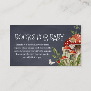 Whimsical Enchanted Forest Books for Baby Enclosure Card