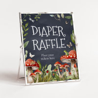 Whimsical Enchanted Forest Mushroom Diaper Raffle