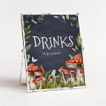 Whimsical Enchanted Forest Mushroom Drinks Poster<br><div class="desc">Make your event special with this Whimsical Mushroom Baby Shower with our cute and lovely printable Drinks Sign featuring adorable Fungi Baby Shower theme. Download,  personalize,  and create lasting memories with this perfect touch for your joyous celebration!

BS844</div>