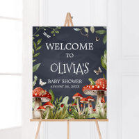 Whimsical Enchanted Forest Mushroom Welcome
