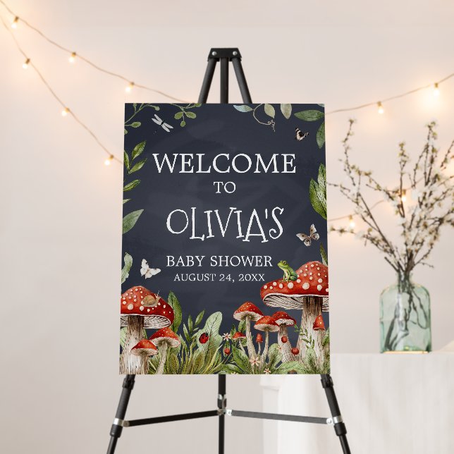 Whimsical Enchanted Forest Welcome Sign (In Situ (Stand))