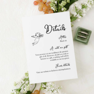 Whimsical Enclosure Card