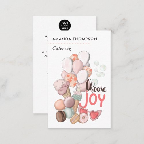 Whimsical Event Catering Business Card