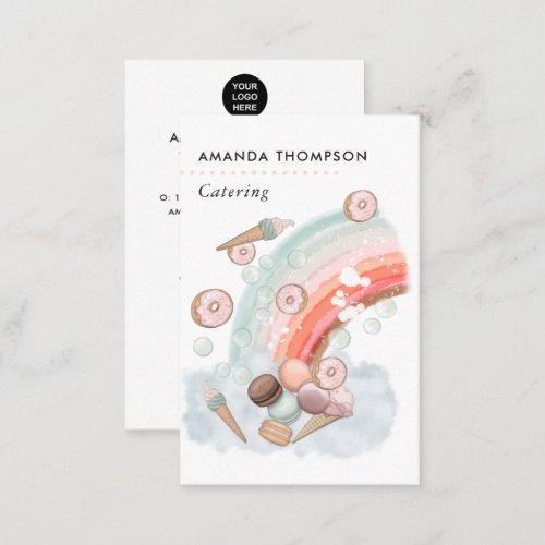 Whimsical Event Catering Business Card