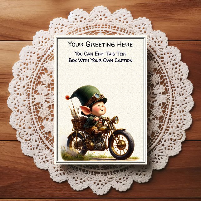 Whimsical Everyday Sentiment Steampunk Art   Postcard (Creator Uploaded)