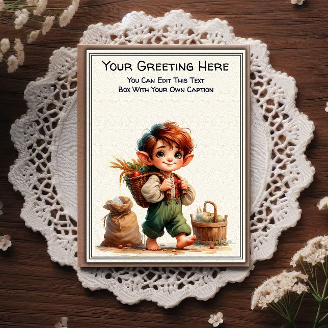 Whimsical Everyday Sentiment Storybook Art   Postcard (Creator Uploaded)