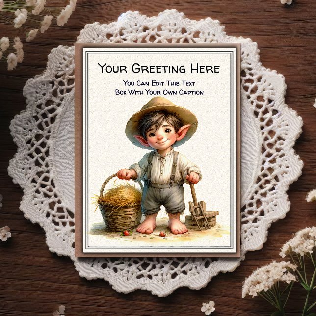 Whimsical Everyday Sentiment Vintage Art Postcard (Creator Uploaded)