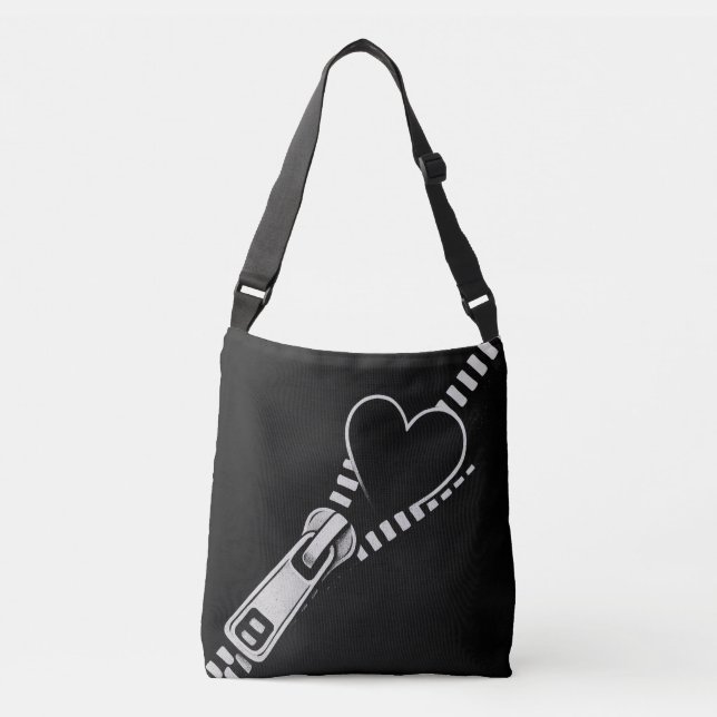 Whimsical Fairy Art ZIP Collection Crossbody Bag (Front)