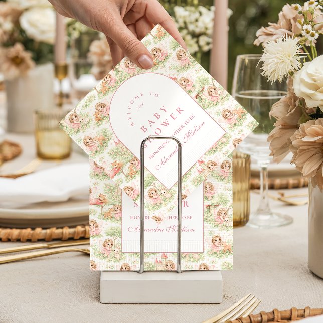 Whimsical Fairy Baby Shower Napkins (Creator Uploaded)