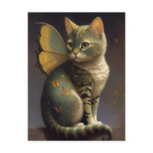 Whimsical Fairy Cat
