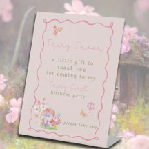 Whimsical Fairy First Birthday Party Favor