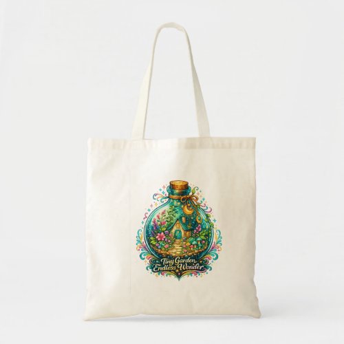 Whimsical Fairy Garden Botanical Tote Bag