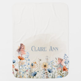 Whimsical Fairy Garden Magic Baby Blanket