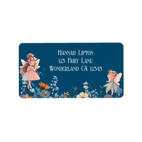 Whimsical Fairy Garden Magic Return Address Label