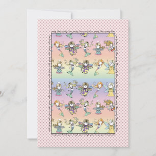 Whimsical Fairy Mermaid and Angel Party Invites