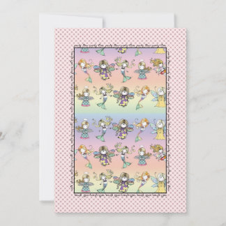 Whimsical Fairy Mermaid and Angel Party Invites