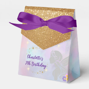 Whimsical Fairy Party Favor Box for a Girl