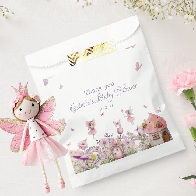 Whimsical Fairytale Baby Shower Favor Bags (Creator Uploaded)