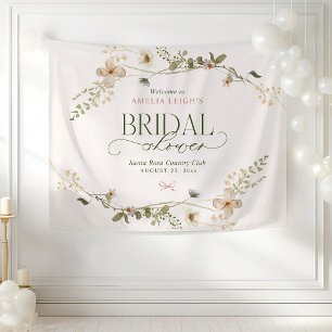 Whimsical Fairytale Garden & Bows Bridal Shower Ta Tapestry
