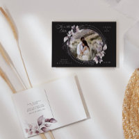 Whimsical Fall Floral Save The Date Postcard