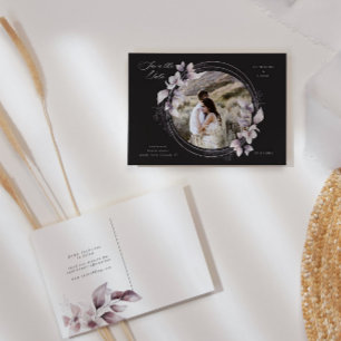 Whimsical Fall Floral Save The Date Postcard