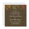 Whimsical Fall Wedding Invitation