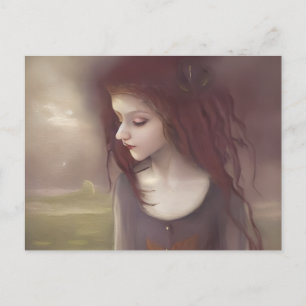 Whimsical Fantasy Little Fairy Postcard