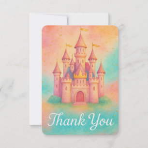 Whimsical Fantasy Princess Thank You Card