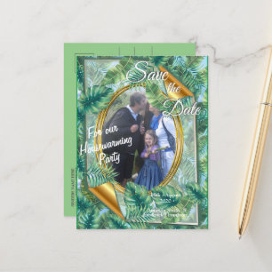 Whimsical Fantasy World with a Tropical Flavour Announcement Postcard