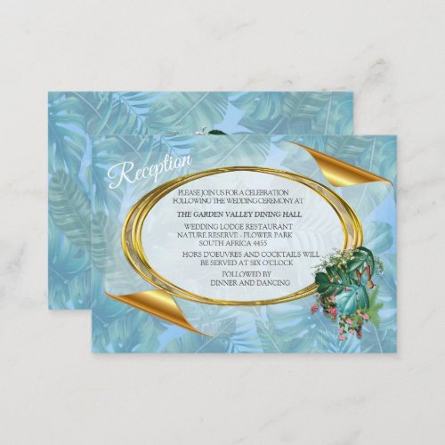Whimsical Fantasy World with a Tropical Flavour Enclosure Card