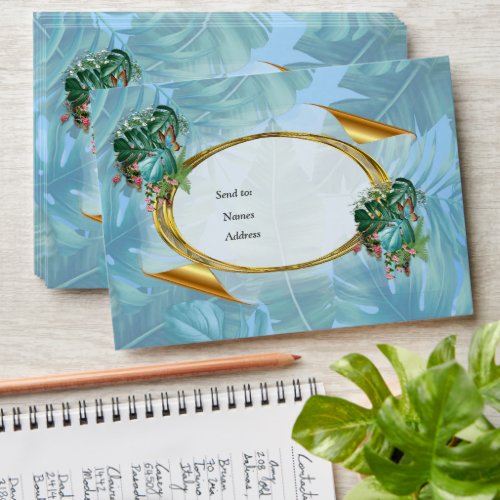 Whimsical Fantasy World with a Tropical Flavour Envelope