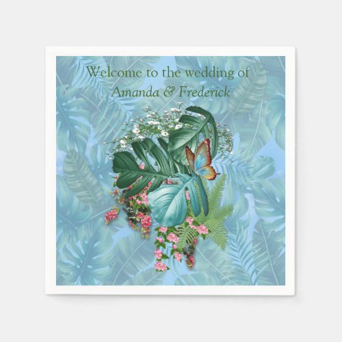 Whimsical Fantasy World with a Tropical Flavour Napkins