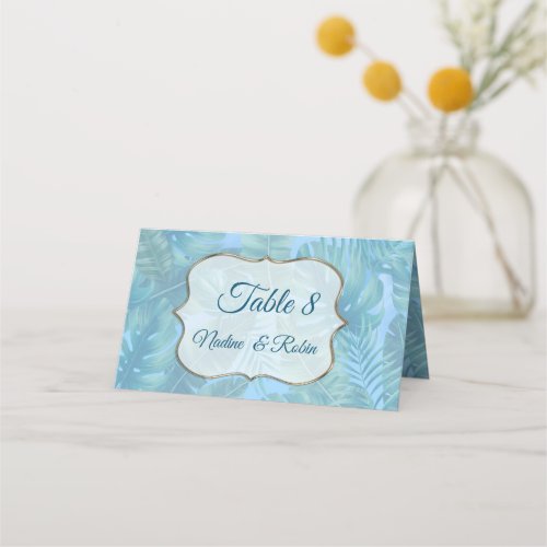 Whimsical Fantasy World with a Tropical Flavour Place Card