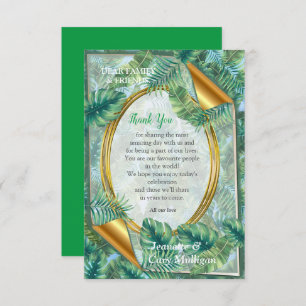 Whimsical Fantasy World with a Tropical Flavour RSVP Card