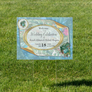 Whimsical Fantasy World with a Tropical Flavour Sign