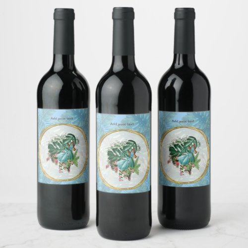 Whimsical Fantasy World with a Tropical Flavour Wine Label