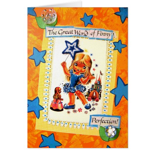 Whimsical Finny - Vintage Cards (Front)