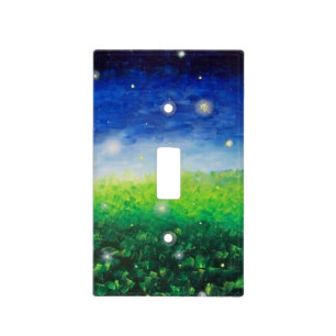 Whimsical Firefly Switchplate Light Switch Cover