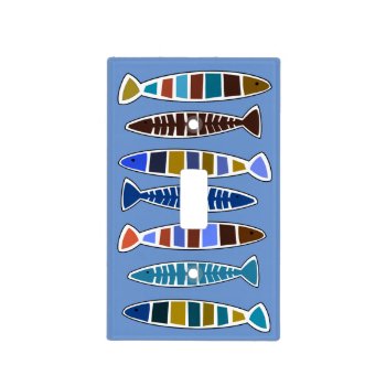 Whimsical Fish In The Sea Beach House Light Switch Cover by elizme1 at Zazzle