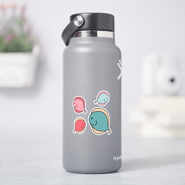 Whimsical Fishes Sticker (HydroFlask)