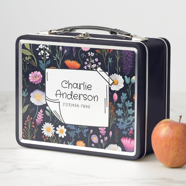 Whimsical Floral Lunch Box (In Situ)
