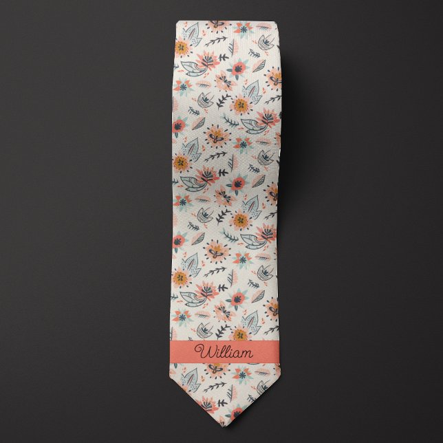 Whimsical Floral Neck Tie (Creator Uploaded)