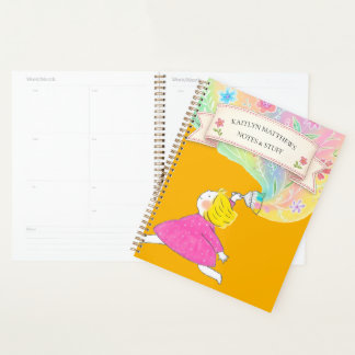 Whimsical Floral Paint Notes Notebook