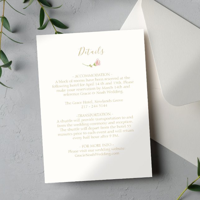 Whimsical Floral Rose & Ivory Wedding Details (Creator Uploaded)