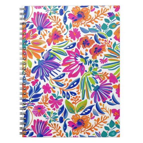 Whimsical Floral Spiral Notebook