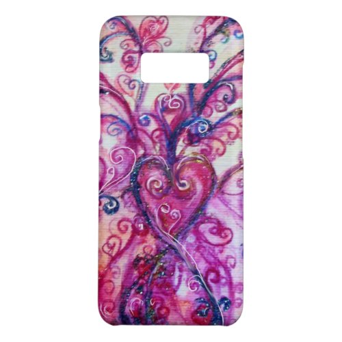 WHIMSICAL FLOURISHES bright pink red purple Case_Mate Samsung Galaxy S8 Case