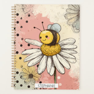Whimsical Flower and Bee – Cozy Floral (1) Planner