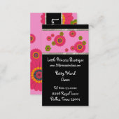 Whimsical Flower Business Cards (Front/Back)